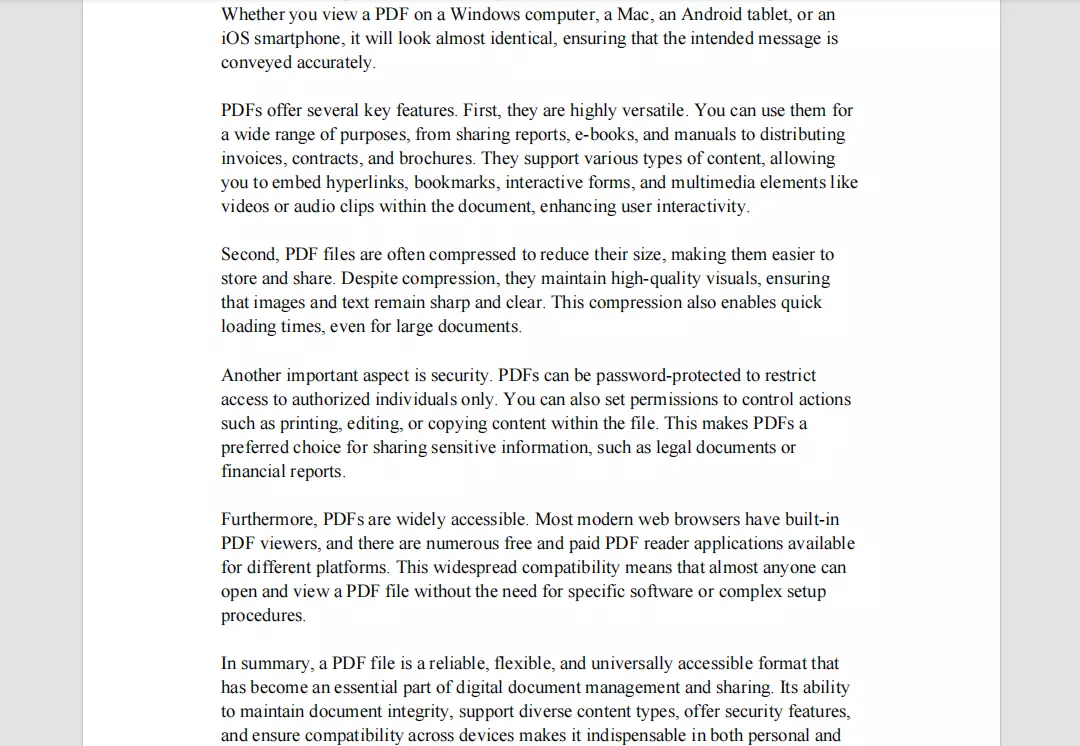 Remove Text Watermark from PDF - After